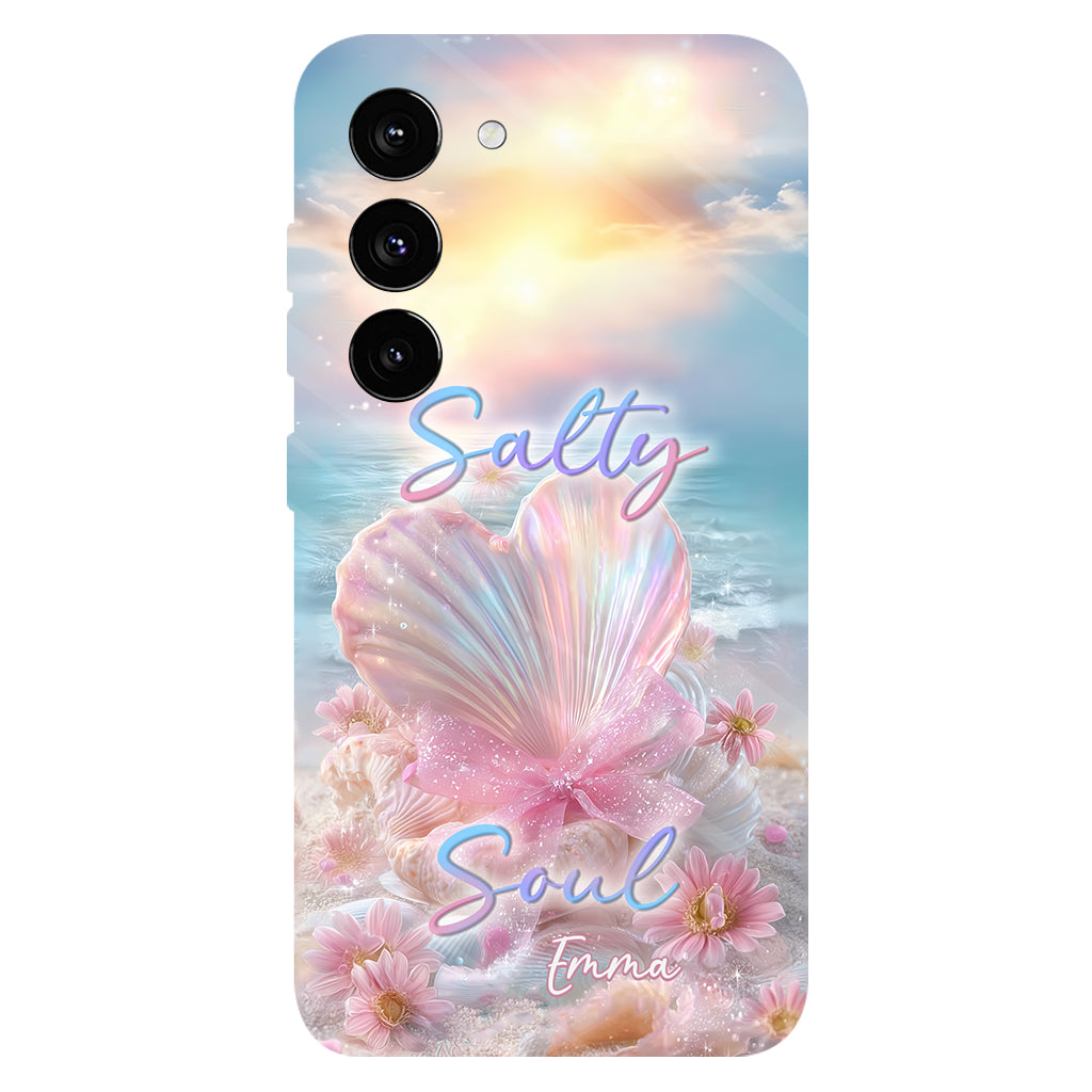 Salty Soul - Coque de téléphone personnalisée pour amoureux de la mer avec impression intégrale