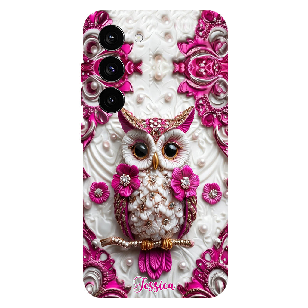 Magic Owl - Personalized Owl Full Print Phone Case