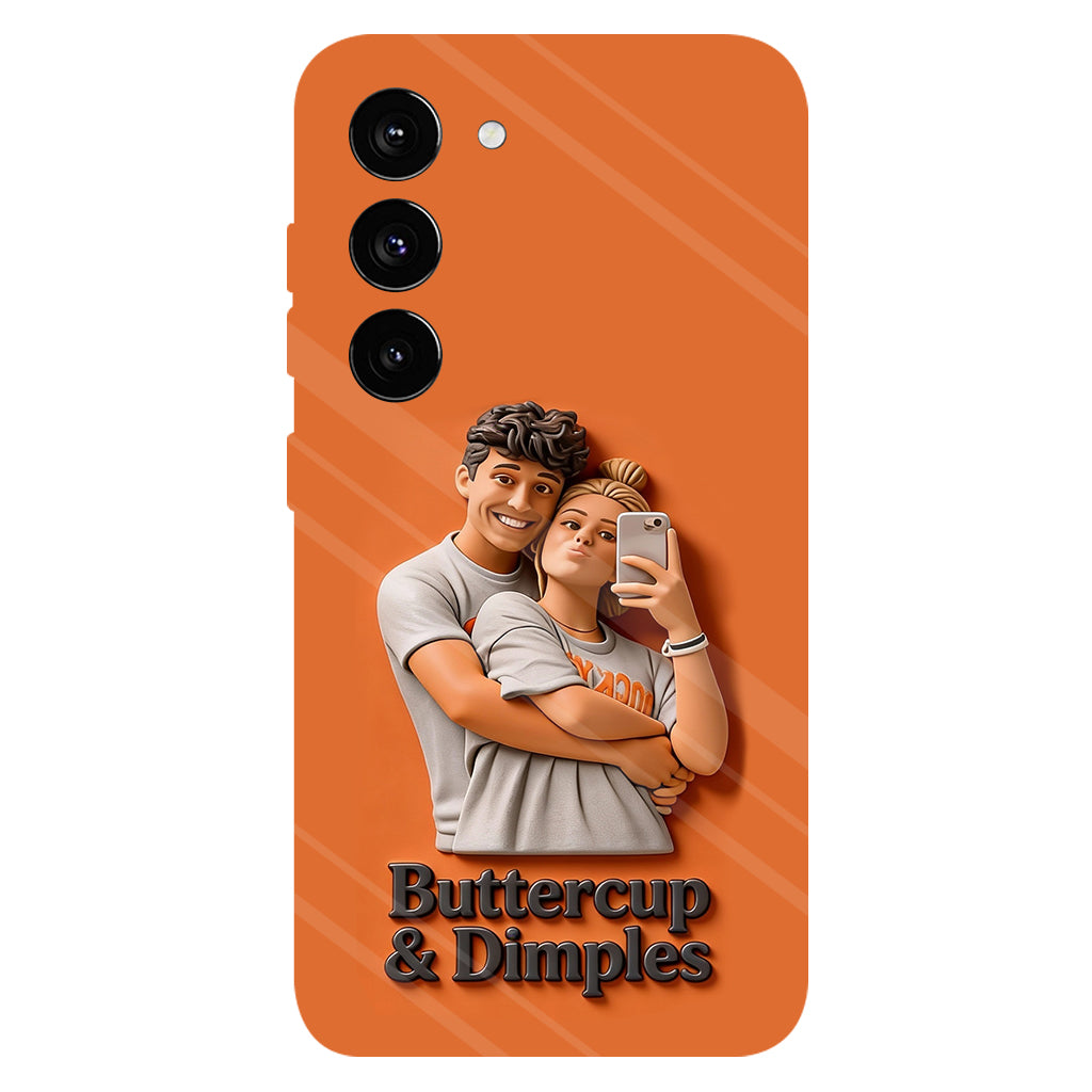 Coque de téléphone personnalisée avec photo pour couple - Cadeau idéal pour la Saint-Valentin