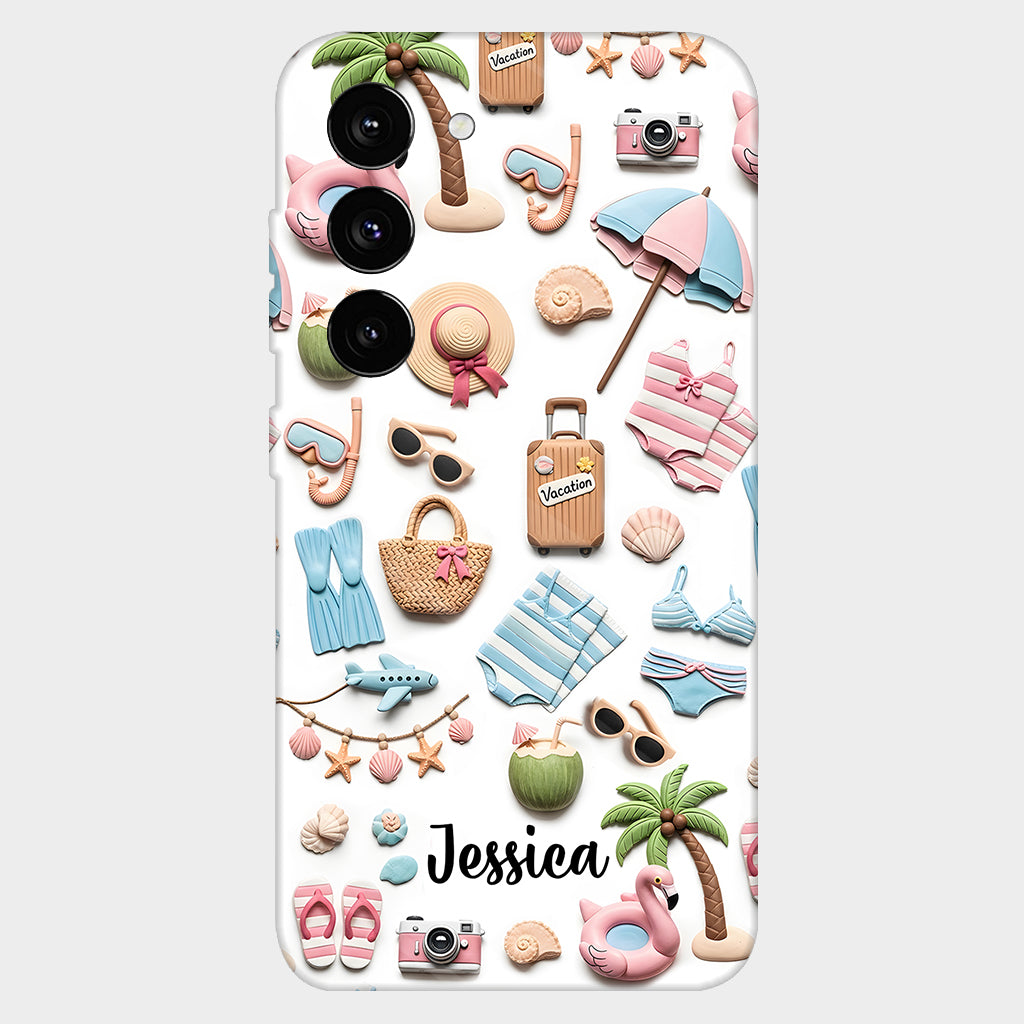 Beach Lovin' Girl - Personalized Sea Lover Full Print Phone Case