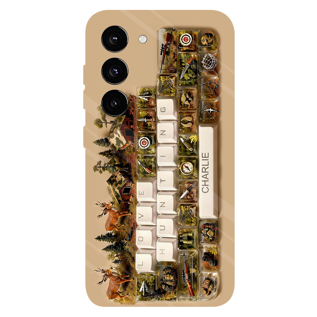 Cadeau Chasse - Coque de téléphone personnalisée avec motif chasse intégral