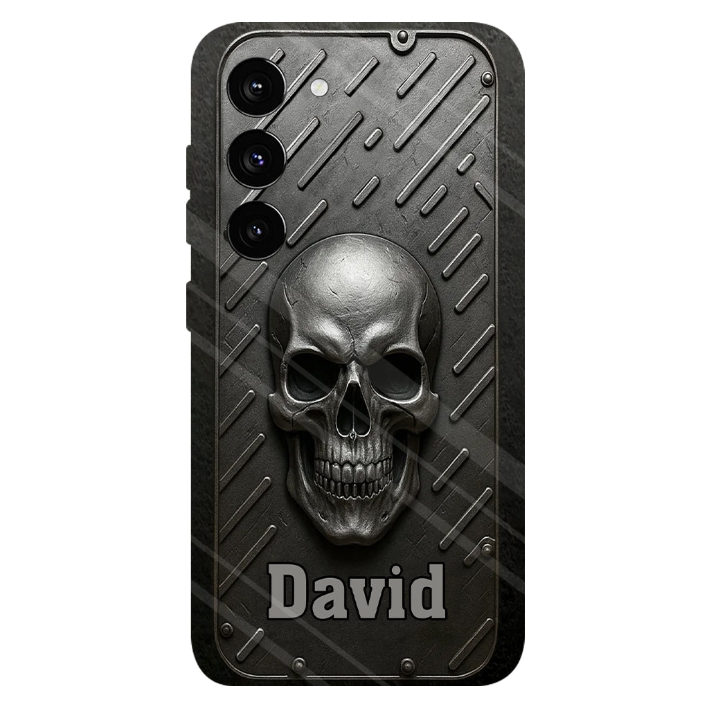 Hello Darkness - Personalized Skull Full Print Phone Case