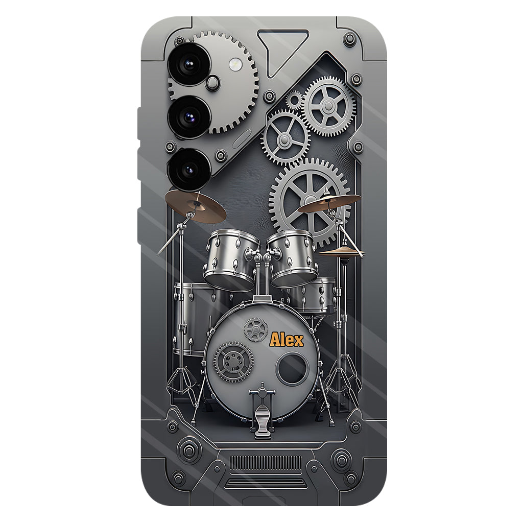 Vie de batteur - Coque de téléphone personnalisée avec impression intégrale pour batteur