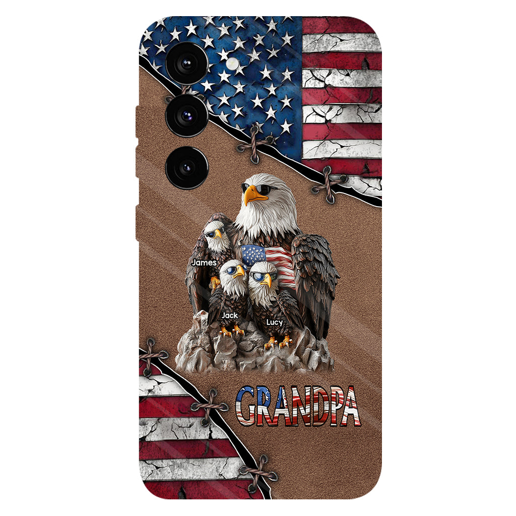 Strong Papa - Personalized Father Full Print Phone Case