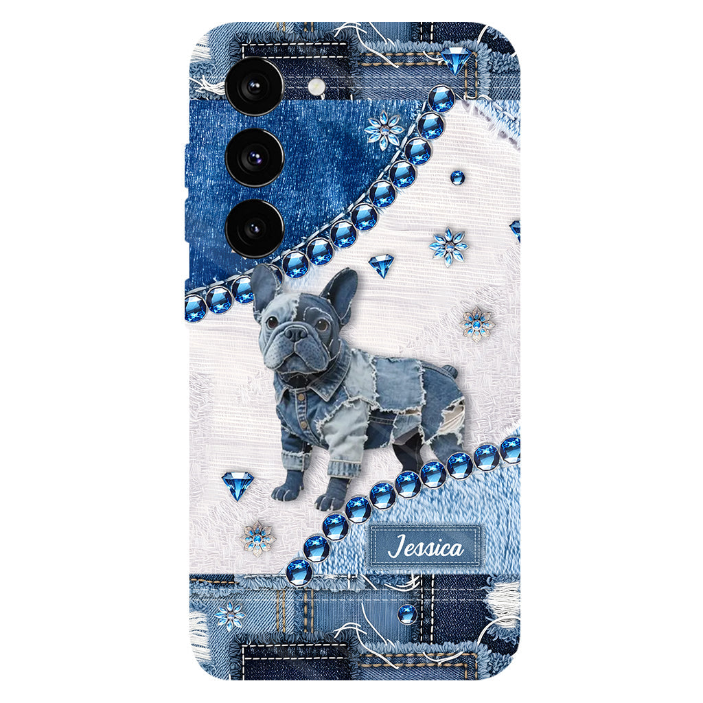 Cute Bulldog - Personalized Dog Full Print Phone Case
