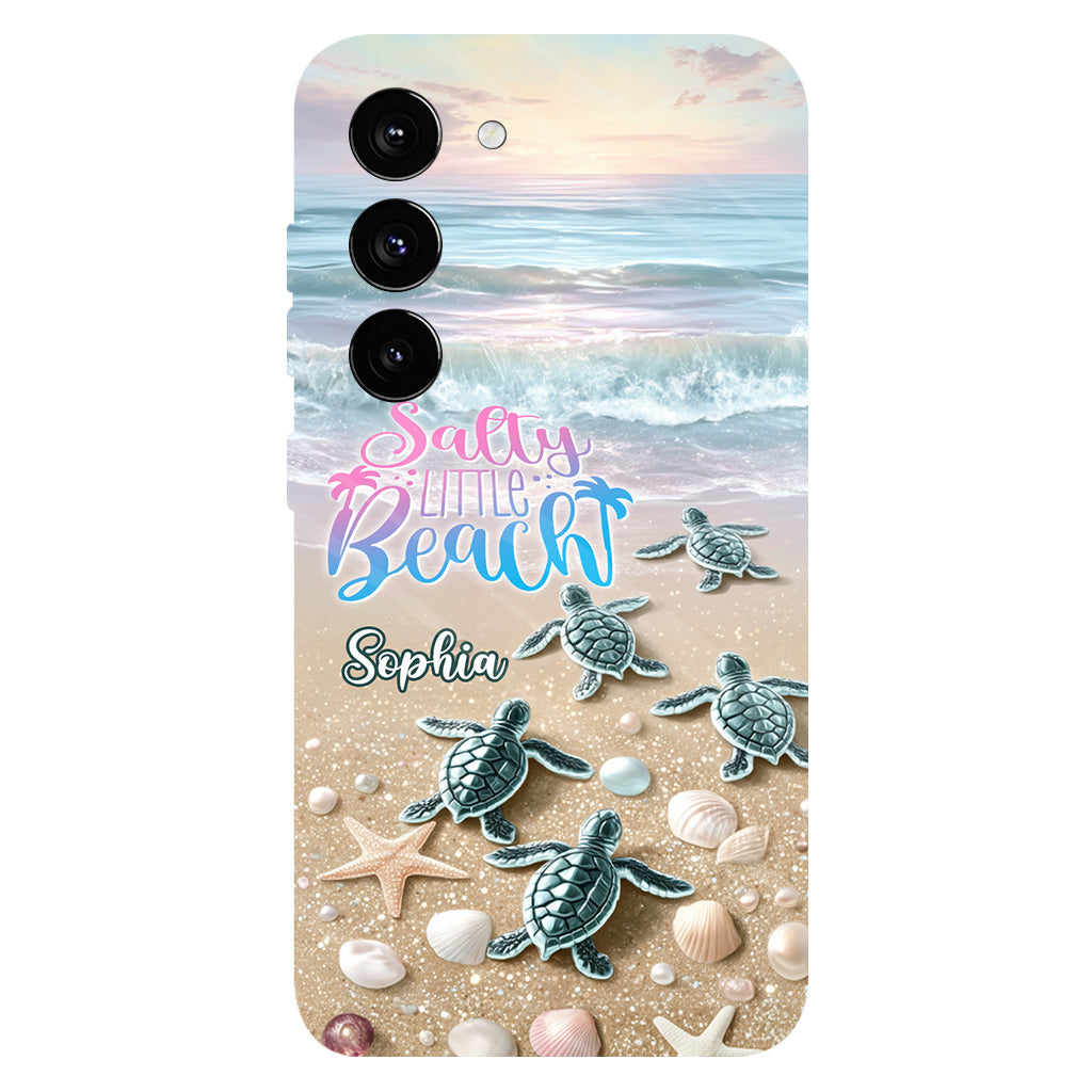 Salty Lil Beach - Coque de téléphone personnalisée pour amoureux de la mer avec impression intégrale