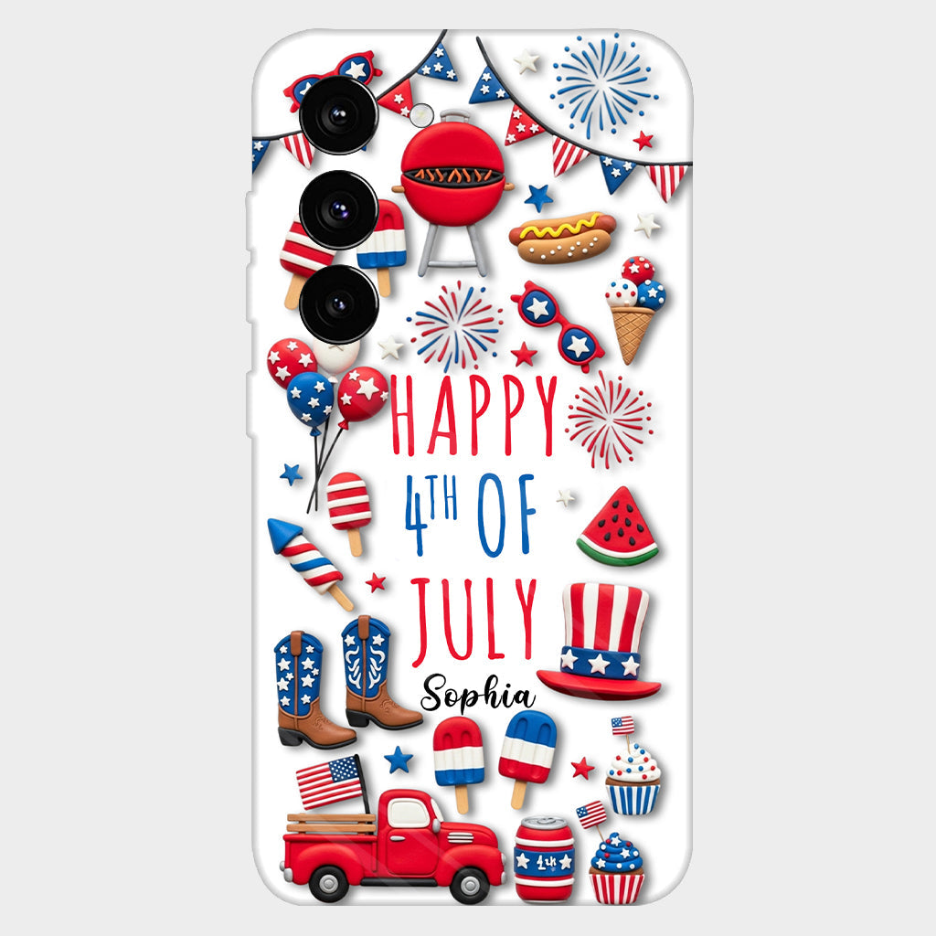 Happy 4th Of July - Personalized Independence Day/ 4th of July Full Print Phone Case