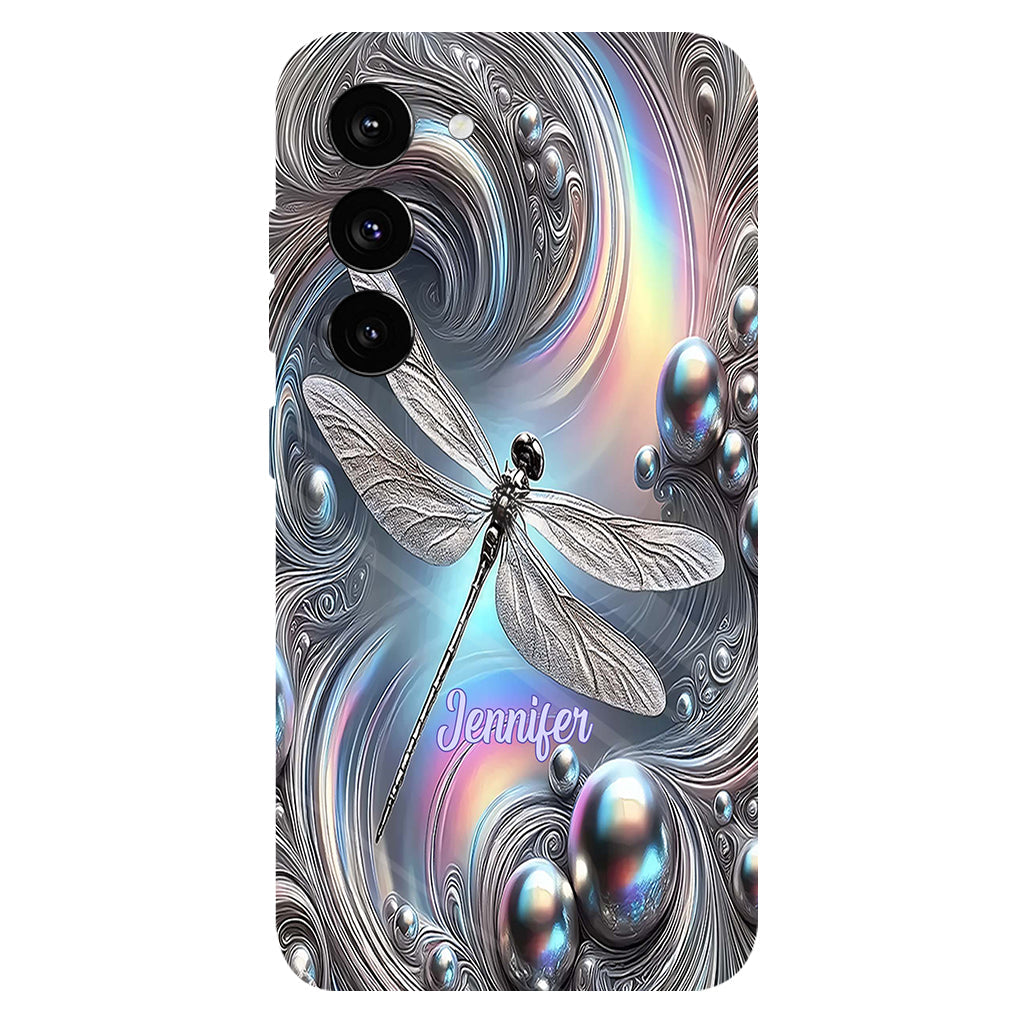 Magnifique libellule - Coque de téléphone personnalisée avec motif libellule intégral