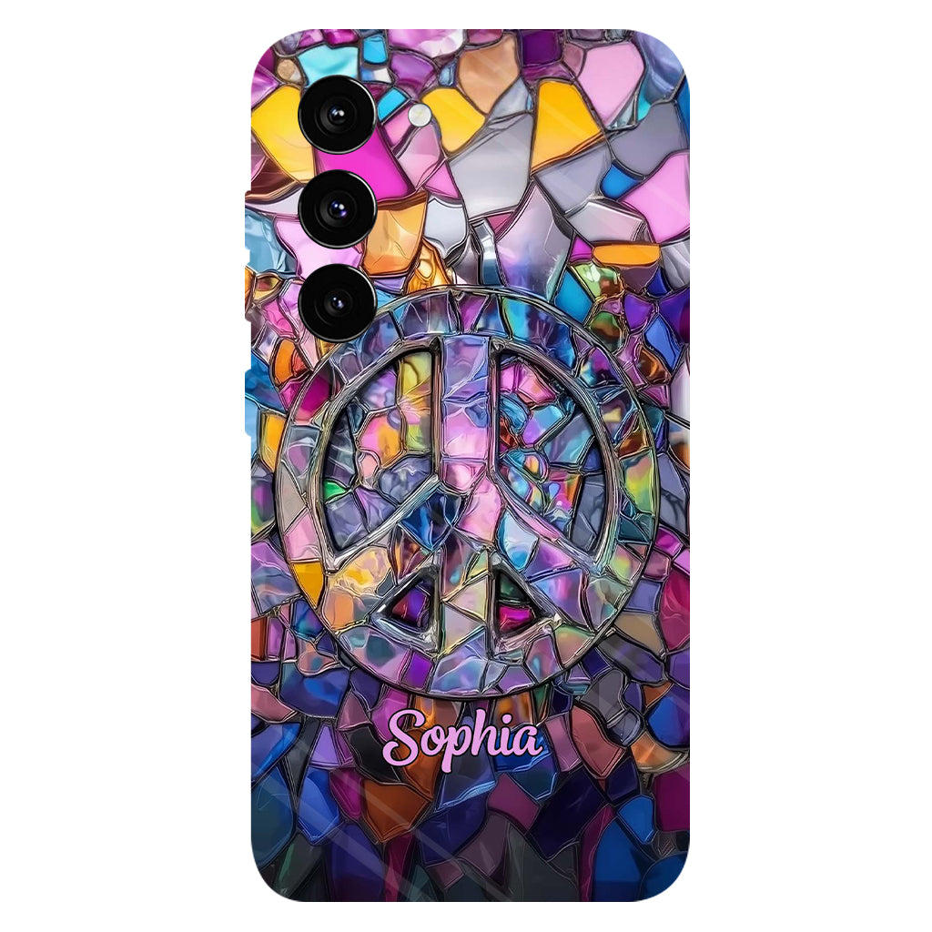 Coque de téléphone personnalisée Hippie Soul - Motif hippie intégral