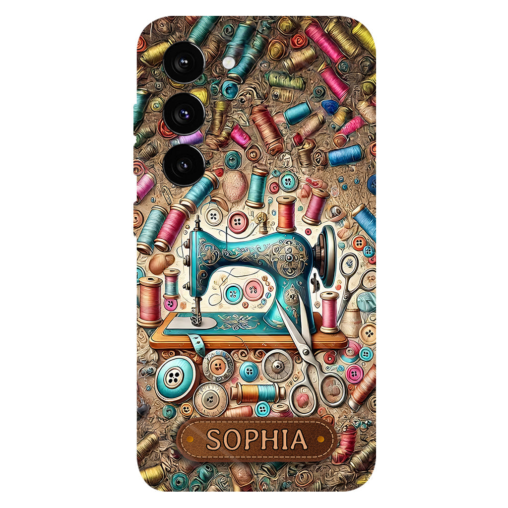 Coque de téléphone personnalisée « Couture » ​​avec imprimé intégral