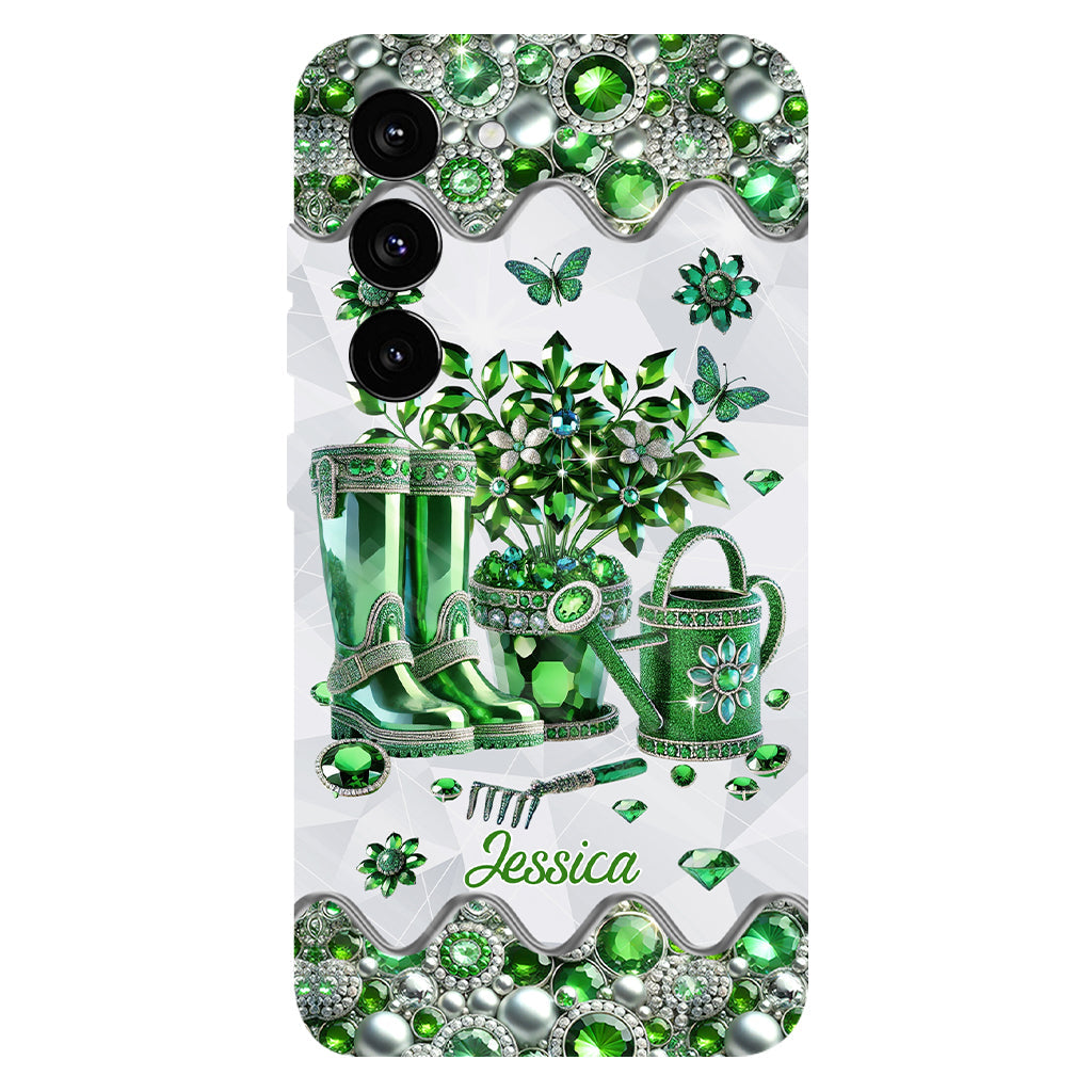 Just A Girl Who Loves Gardening - Personalized Gardening Full Print Phone Case