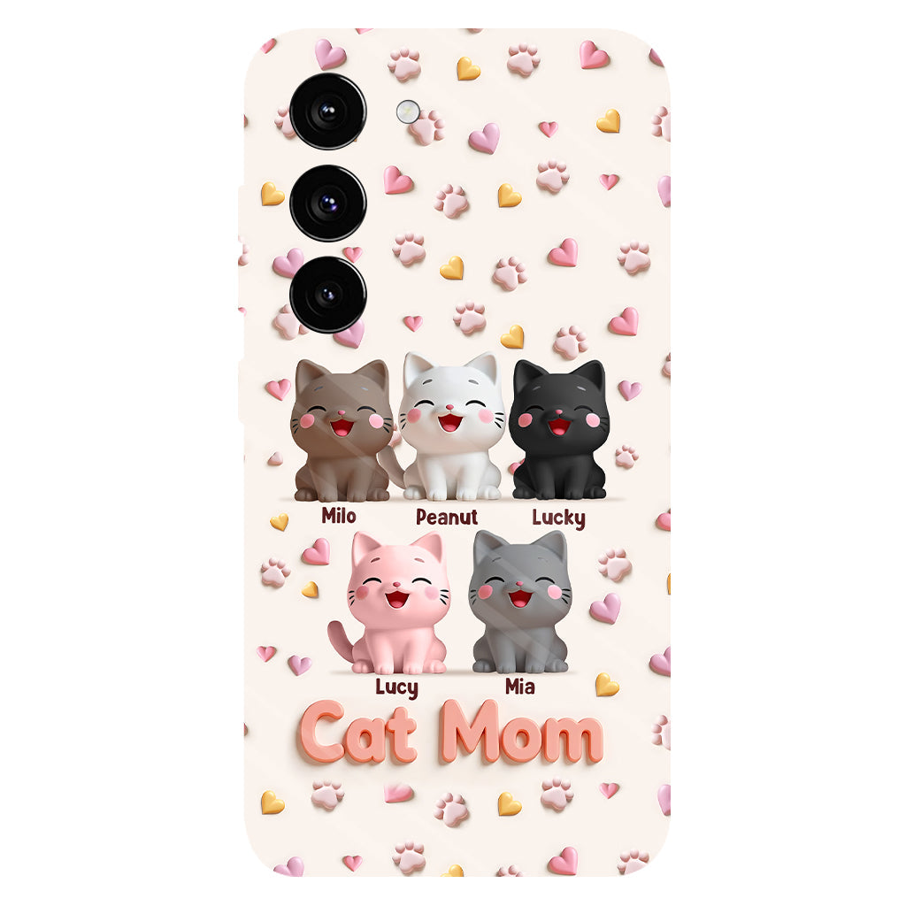 Cat Mom - Personalized Cat Full Print Phone Case