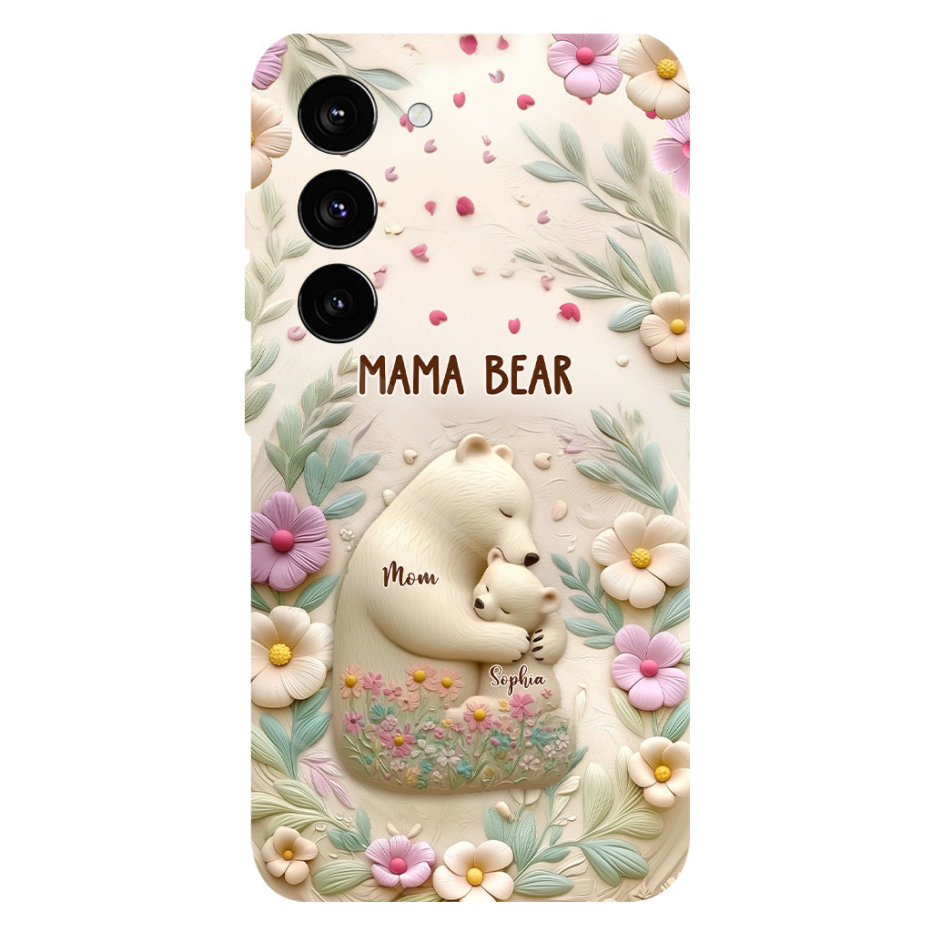 Mama Bear - Personalized Mother Full Print Phone Case
