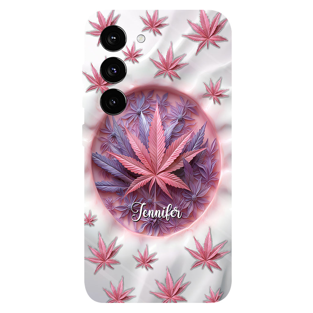High Life - Personalized Weed Full Print Phone Case