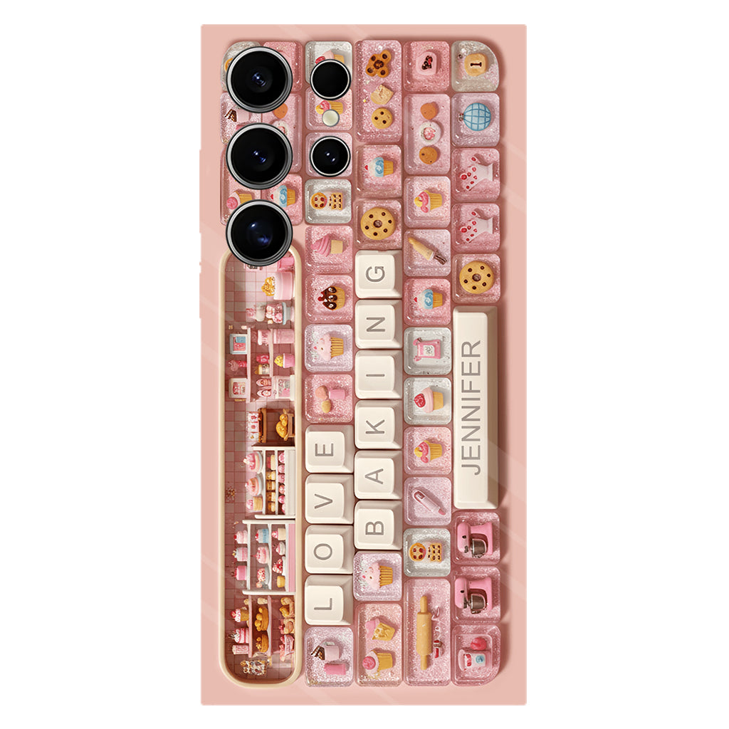 Coque de téléphone personnalisée « Passion Pâtisserie » avec motif intégral
