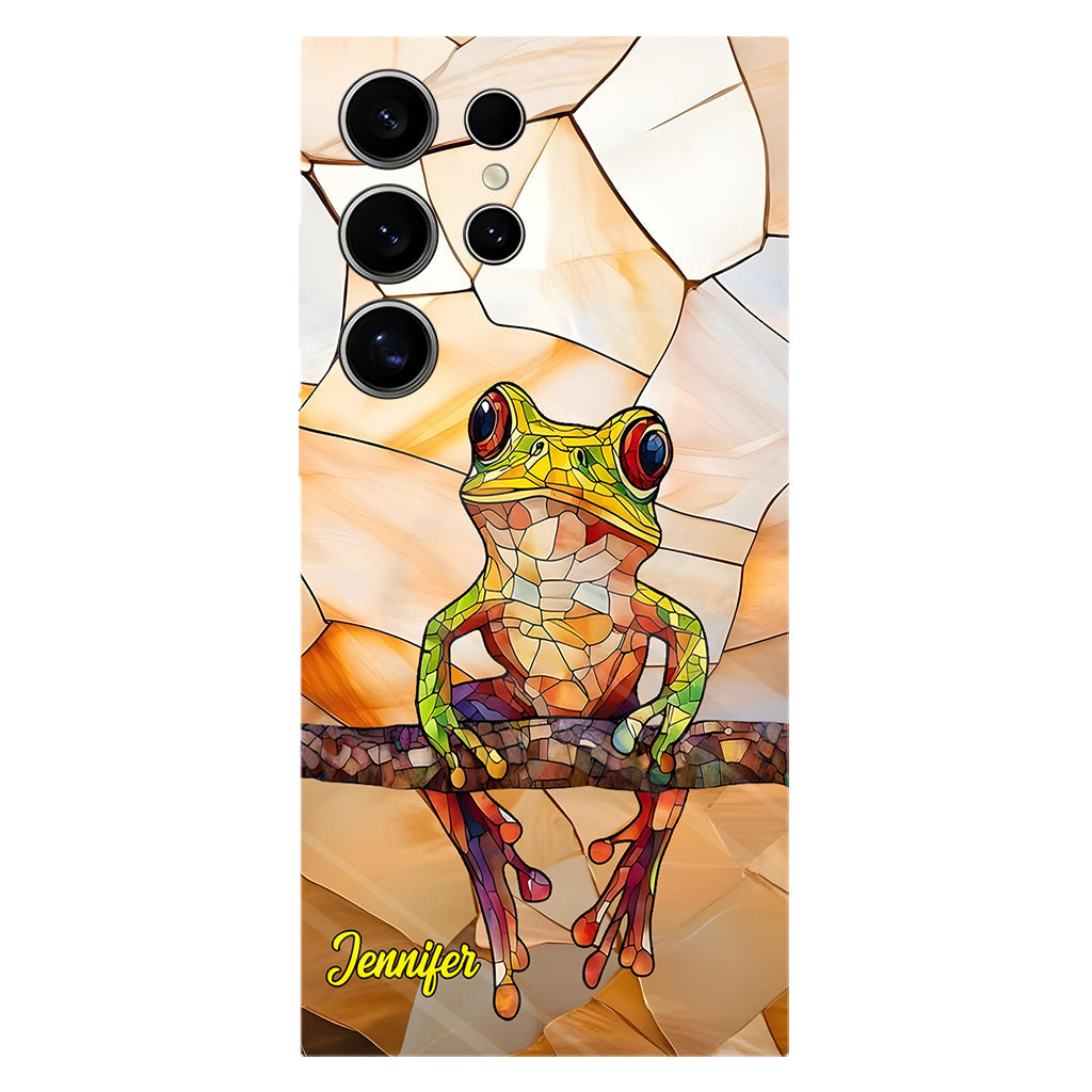 Coque de téléphone personnalisée avec motif grenouille - Cadeau idéal pour les amoureux des grenouilles