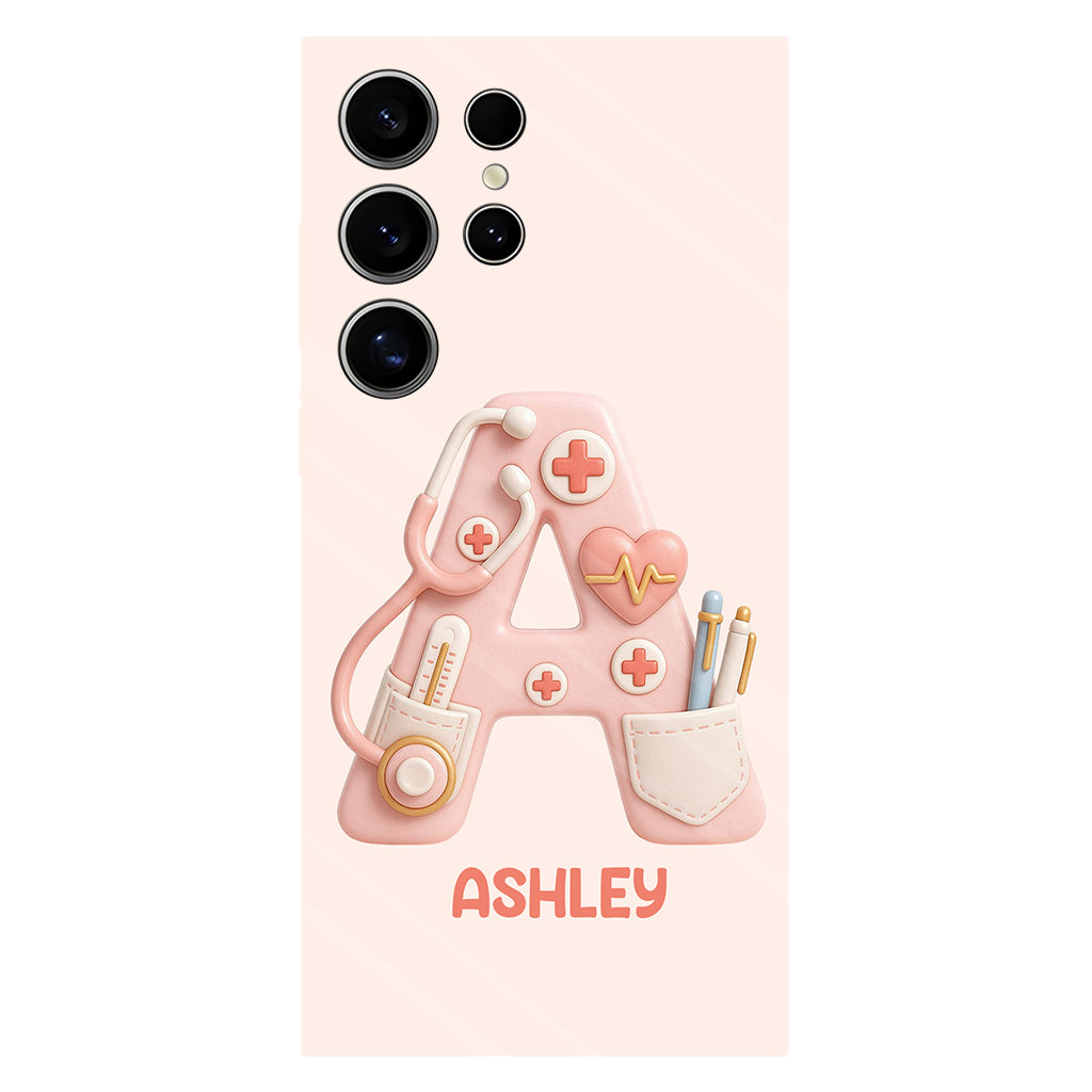 Nurse Alphabet Custom - Personalized Nurse Full Print Phone Case