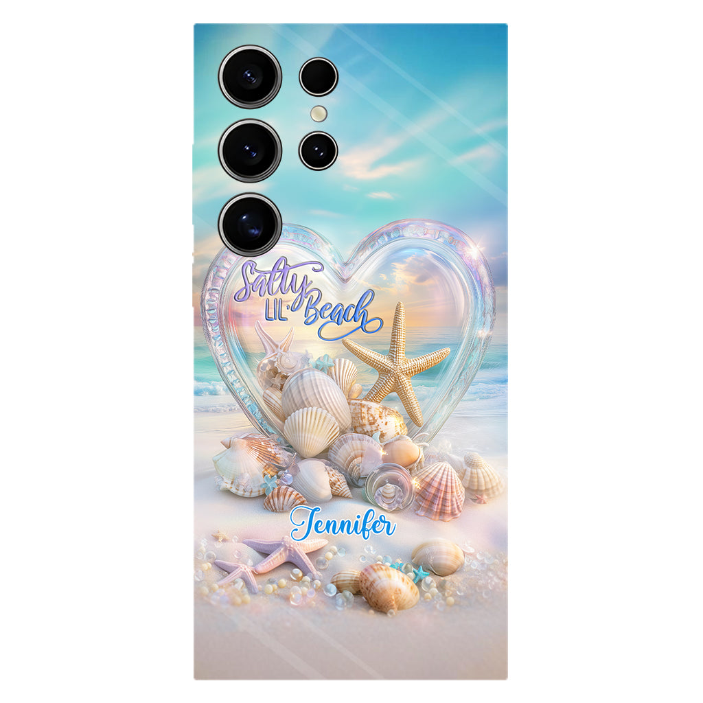 Salty Lil Beach - Coque de téléphone personnalisée pour amoureux de la mer avec impression intégrale