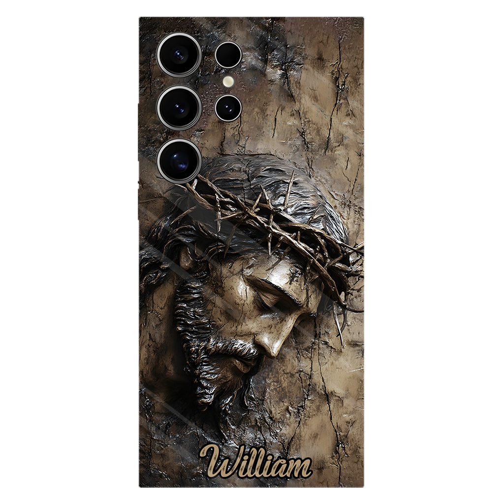 Foi, Espérance, Amour - Coque de téléphone personnalisée avec imprimé chrétien intégral