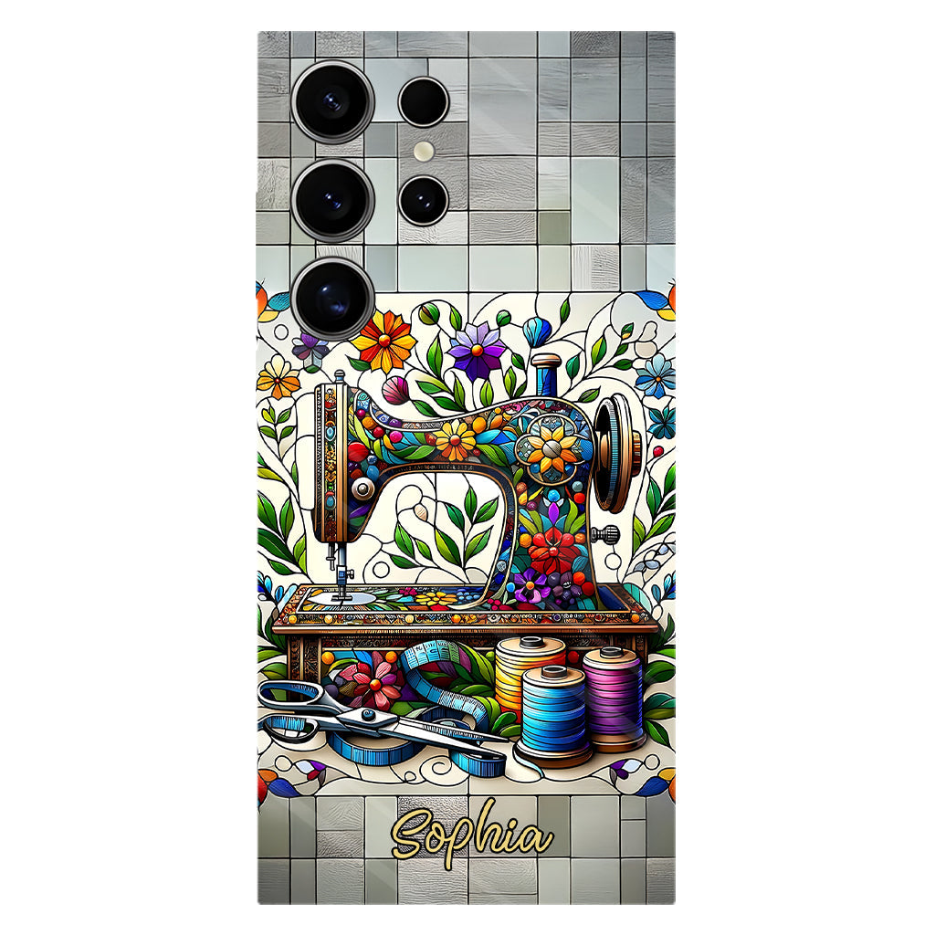 Coque de téléphone personnalisée « Couture » ​​avec imprimé intégral