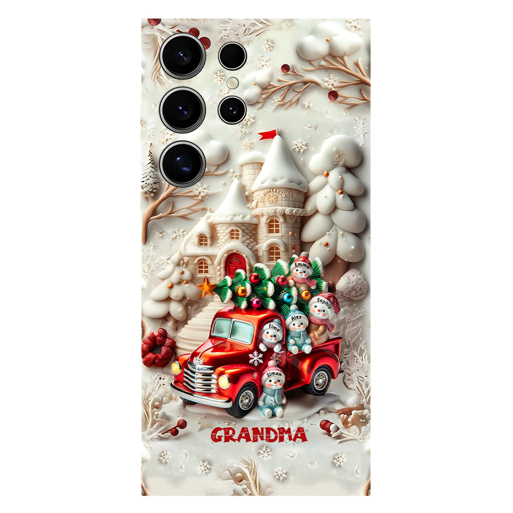 Nana's Little Cuties - Personalized Grandma Full Print Phone Case