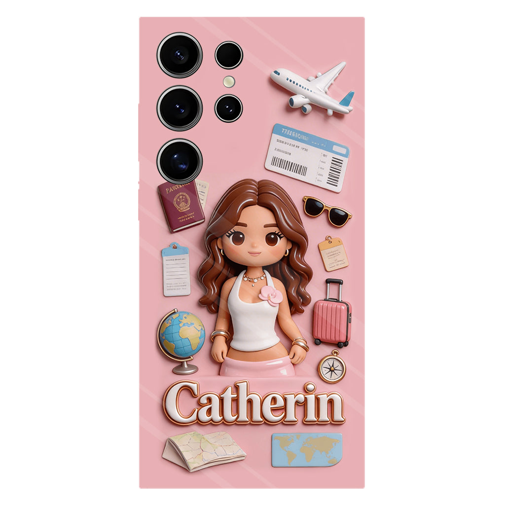 Traveling Lover - Personalized Travelling Full Print Phone Case