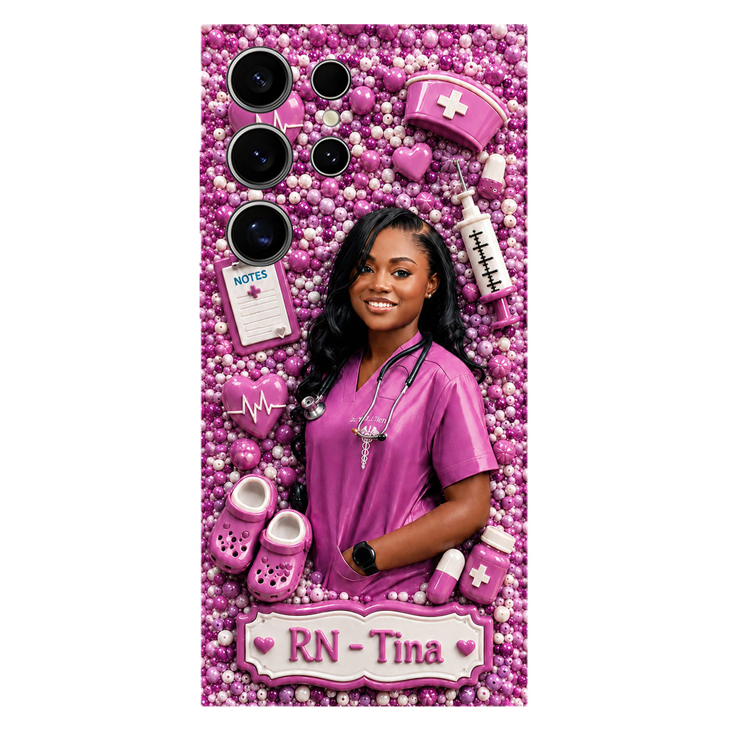 Love Being A Nurse - Personalized Nurse Full Print Phone Case
