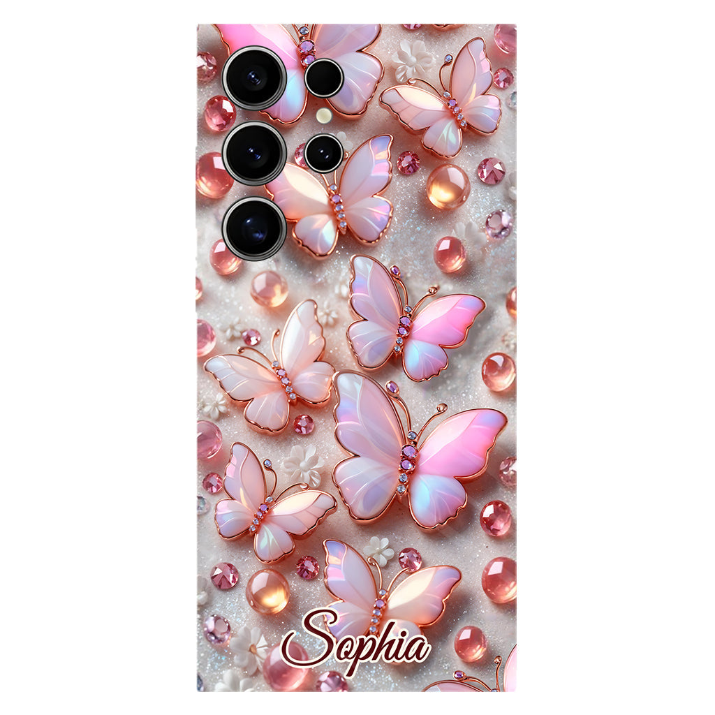 Stunning Butterflies - Personalized Butterfly Full Print Phone Case