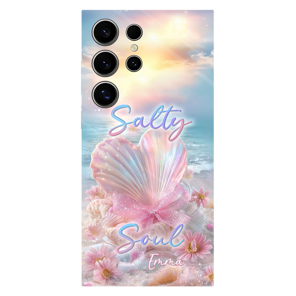 Salty Soul - Coque de téléphone personnalisée pour amoureux de la mer avec impression intégrale