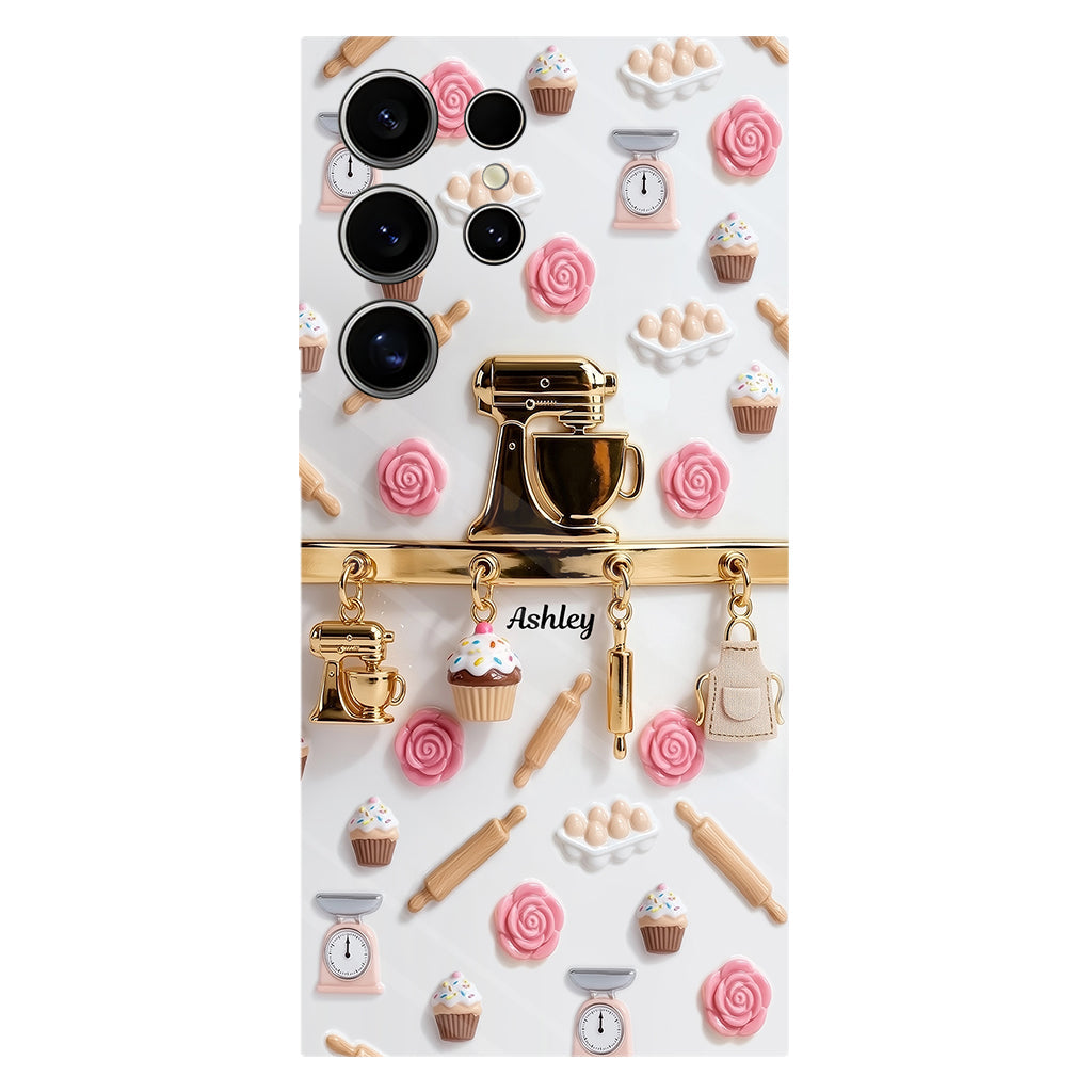 Coque de téléphone personnalisée avec motif pâtisserie - Charms de pâtisserie