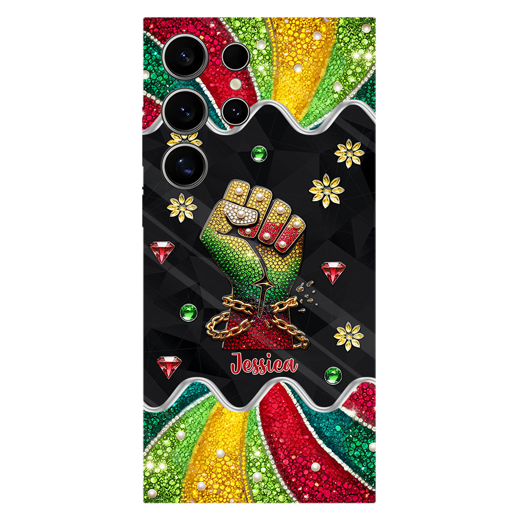 Ils ne nous aiment pas - Coque de téléphone et support de téléphone personnalisés Juneteenth avec impression intégrale