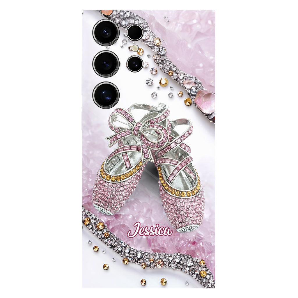 Chaussures de ballet mignonnes - Coque de téléphone personnalisée avec imprimé intégral de ballerine