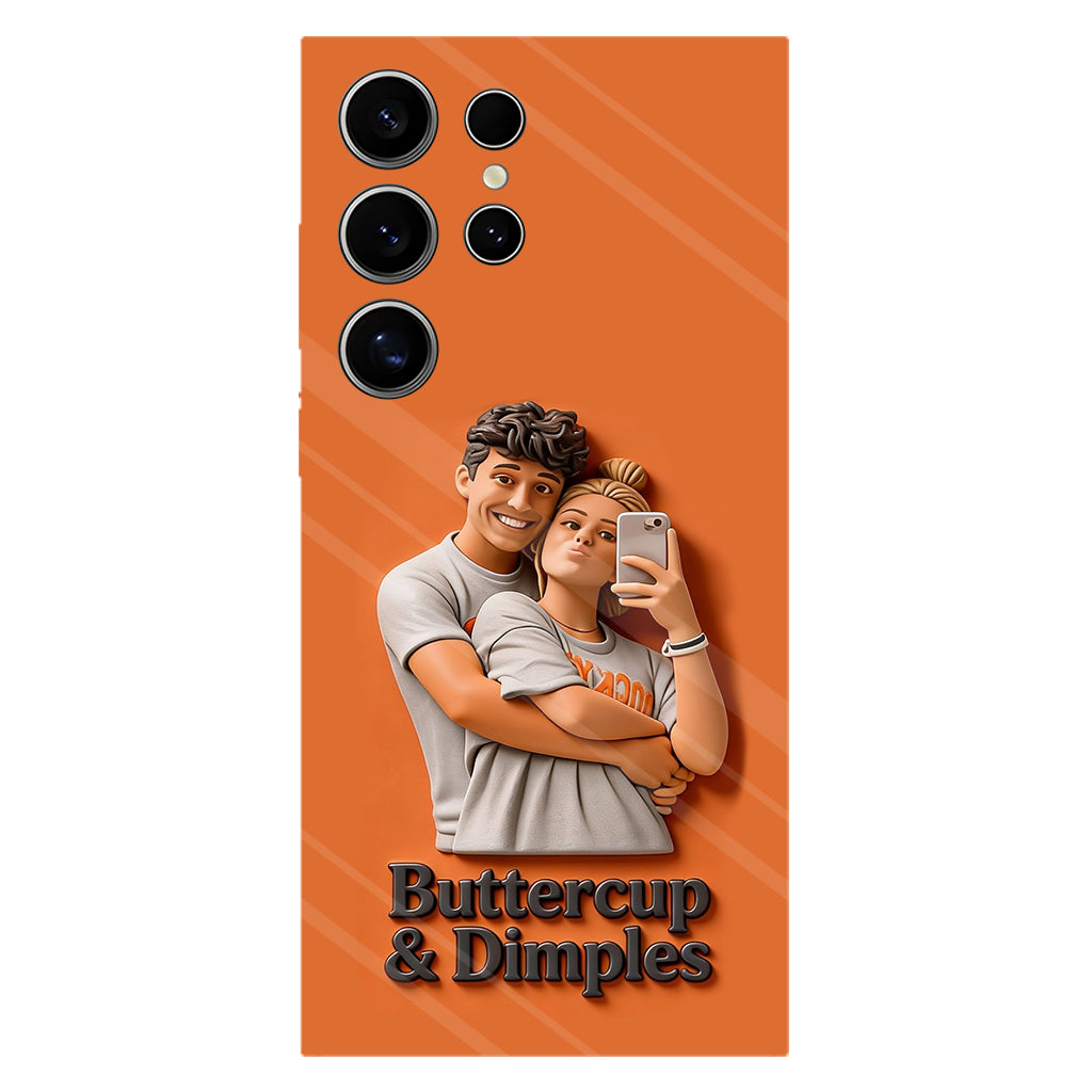 Coque de téléphone personnalisée avec photo pour couple - Cadeau idéal pour la Saint-Valentin