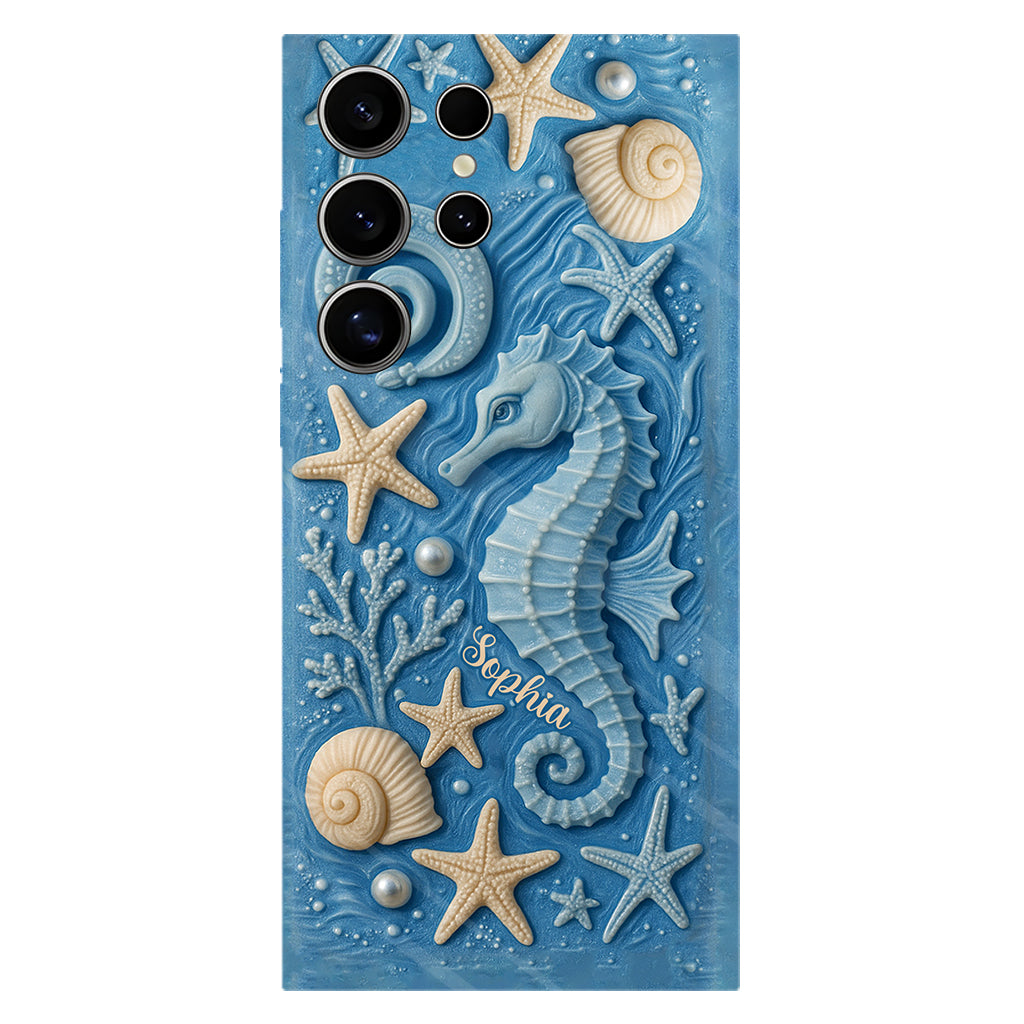 Juste une fille qui aime l'océan - Coque de téléphone personnalisée pour amoureux de la mer avec impression intégrale