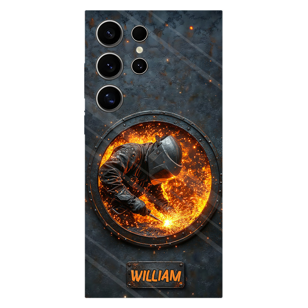Gift For Welder Man - Personalized Welder Full Print Phone Case