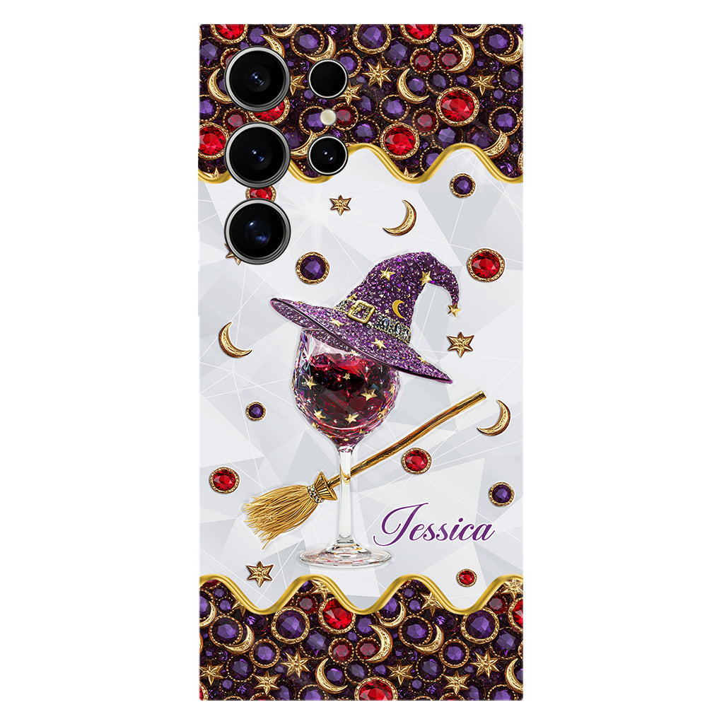 Wine Witch - Personalized Witch Full Print Phone Case