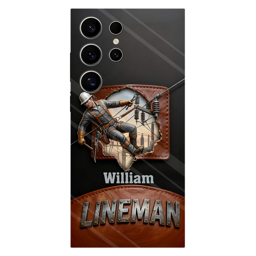 Cool Lineman - Personalized Lineman Full Print Phone Case