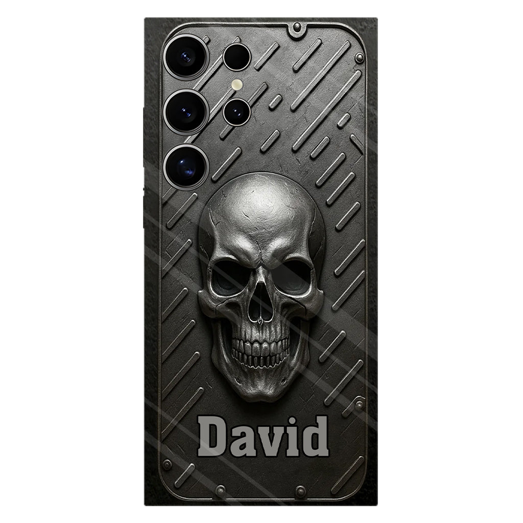 Hello Darkness - Personalized Skull Full Print Phone Case