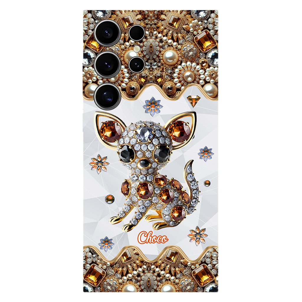 Love Chihuahuas - Personalized Dog Full Print Phone Case