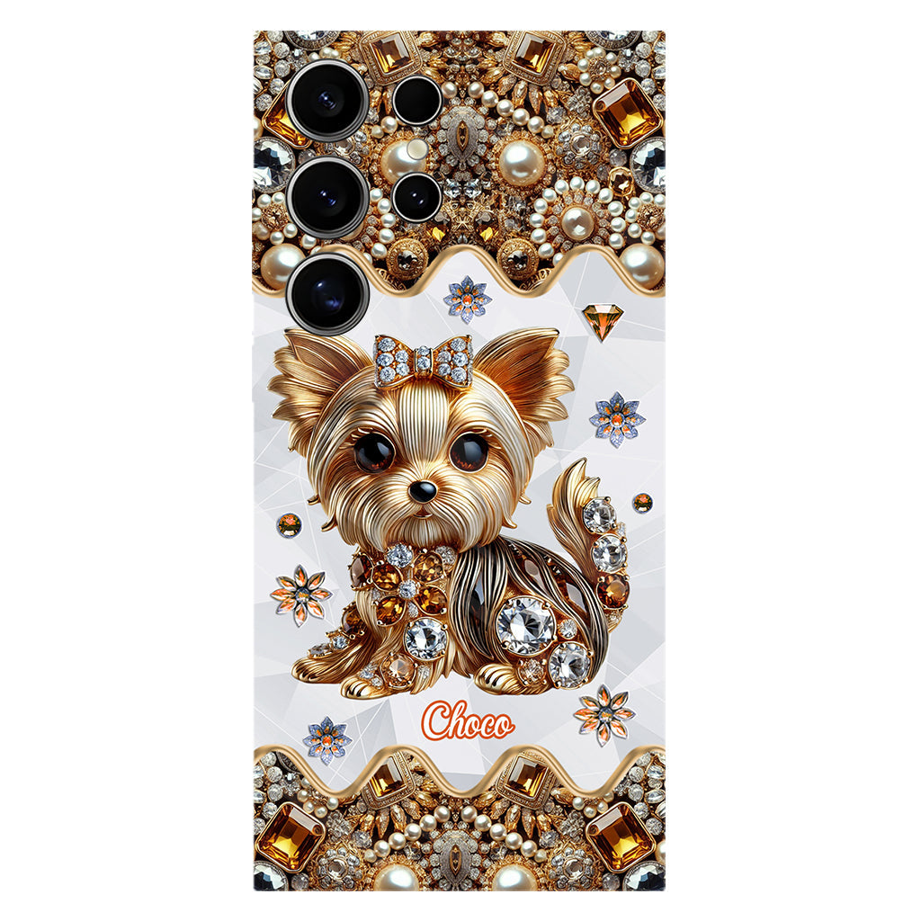 Love Yorkshire Terrier - Personalized Dog Full Print Phone Case