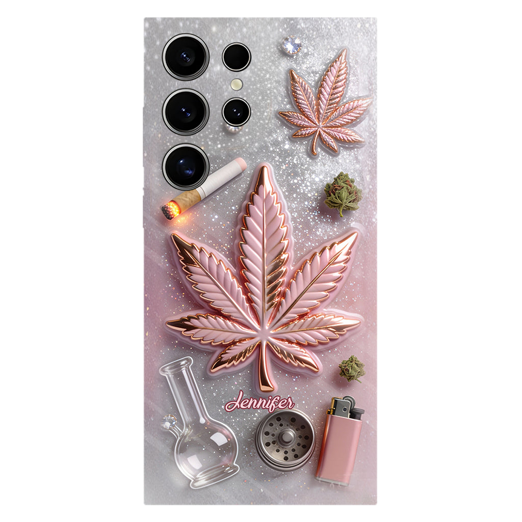 Coque de téléphone Magic Leaf - Motif cannabis personnalisé