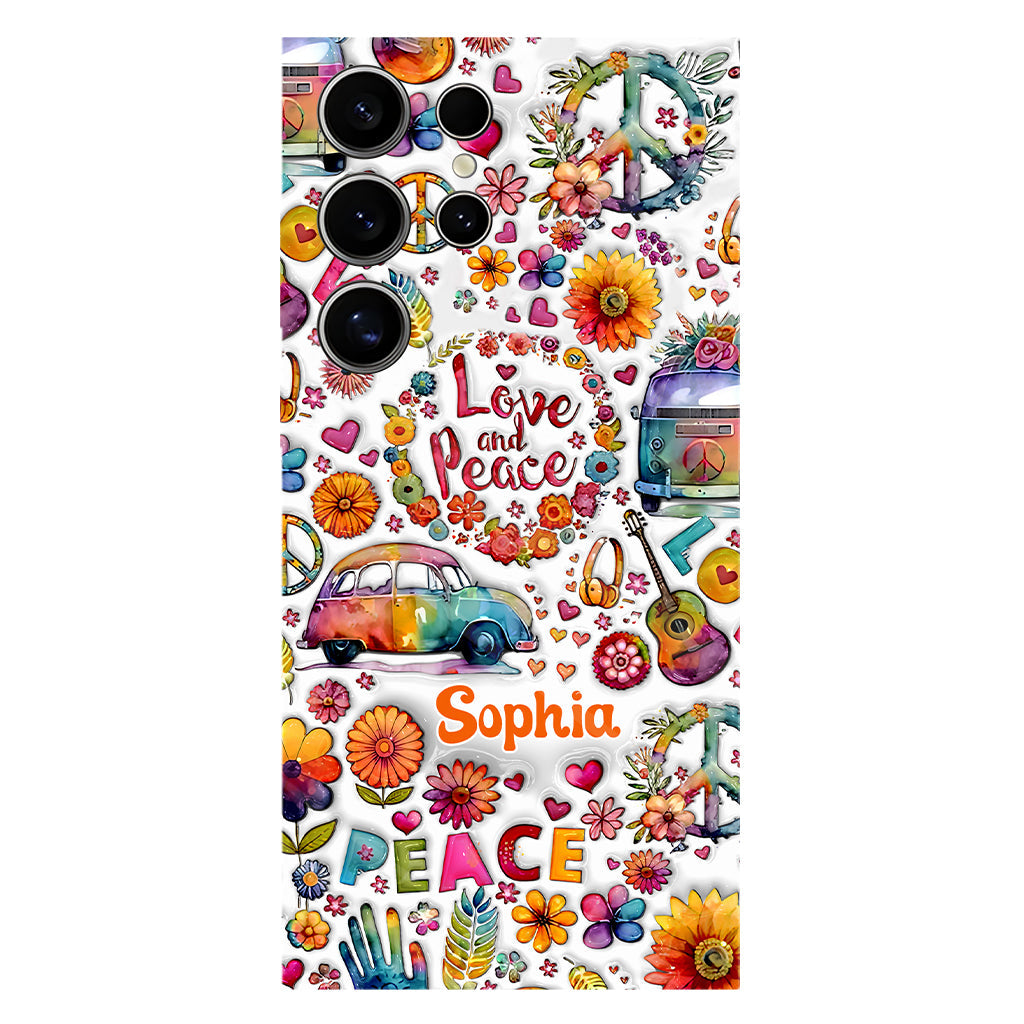 Coque de téléphone personnalisée Hippie Soul - Motif hippie intégral