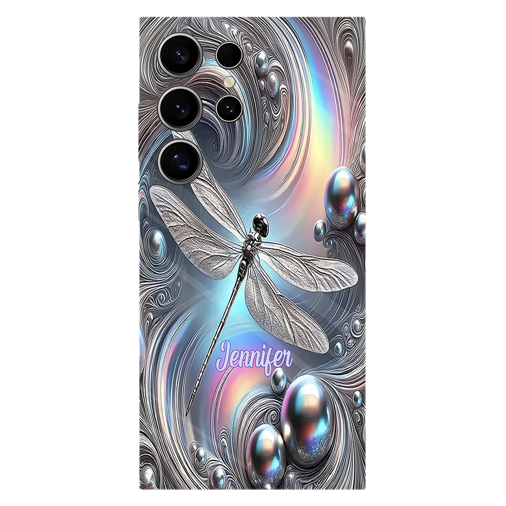 Magnifique libellule - Coque de téléphone personnalisée avec motif libellule intégral