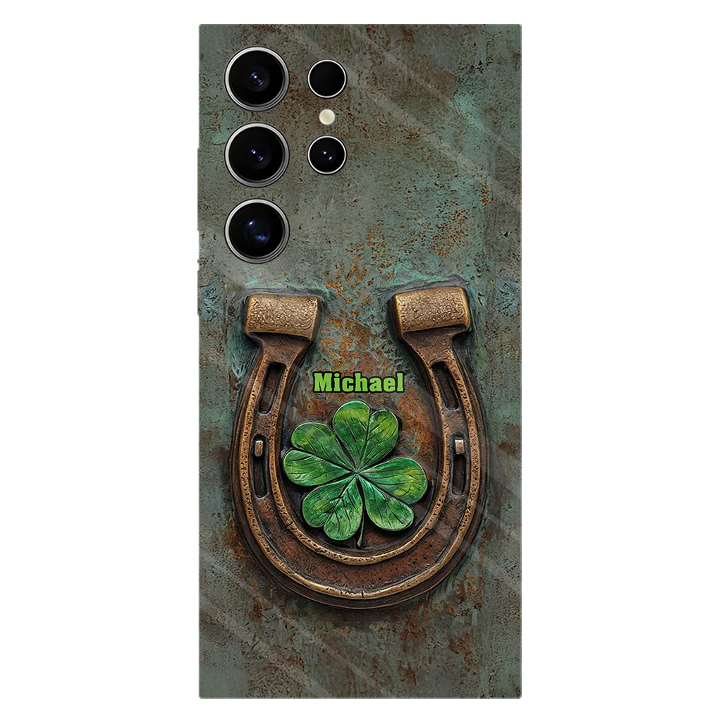 Vintage Irish Harp - Personalized Horse Full Print Phone Case