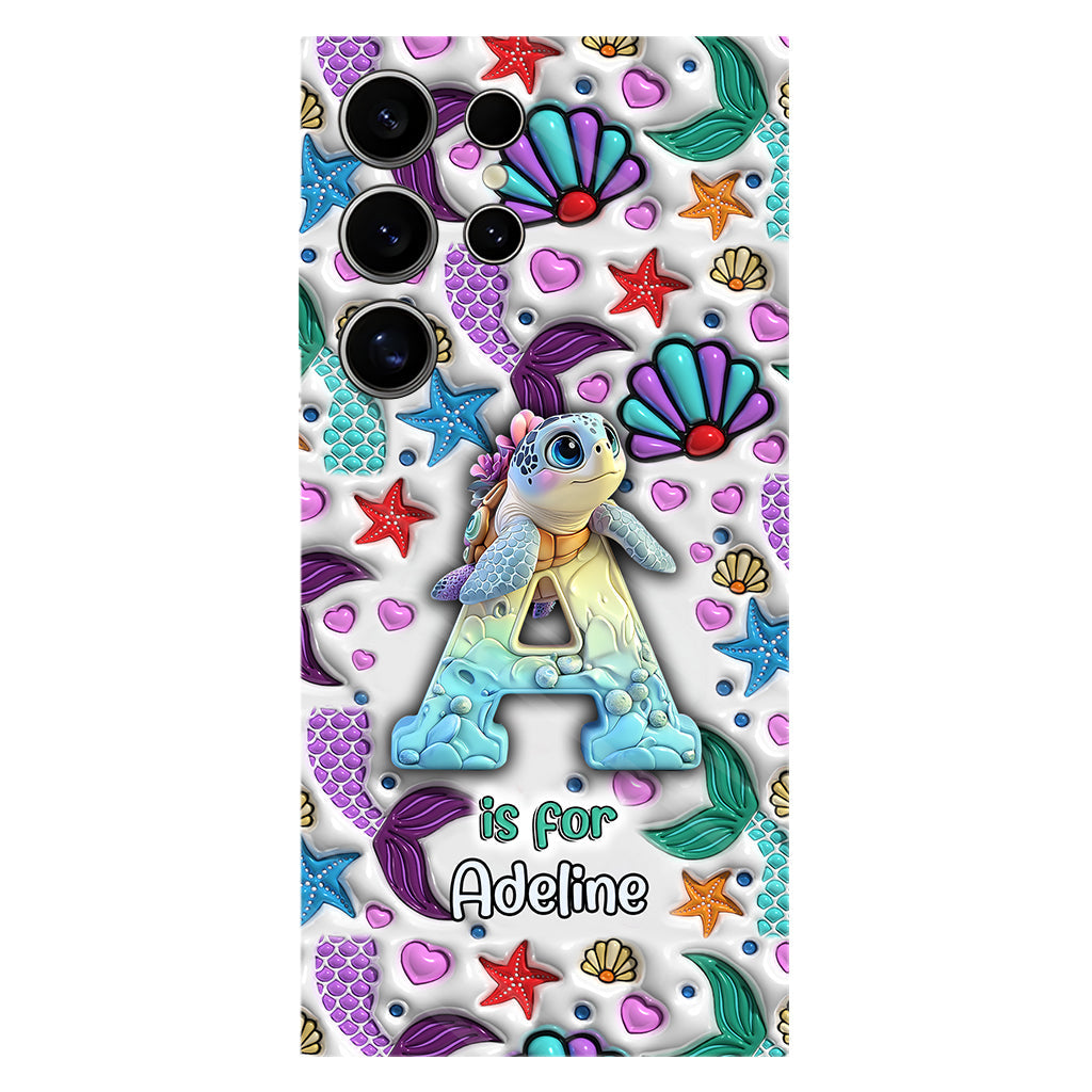 Tortues mignonnes - Coque de téléphone personnalisée avec imprimé tortue intégral