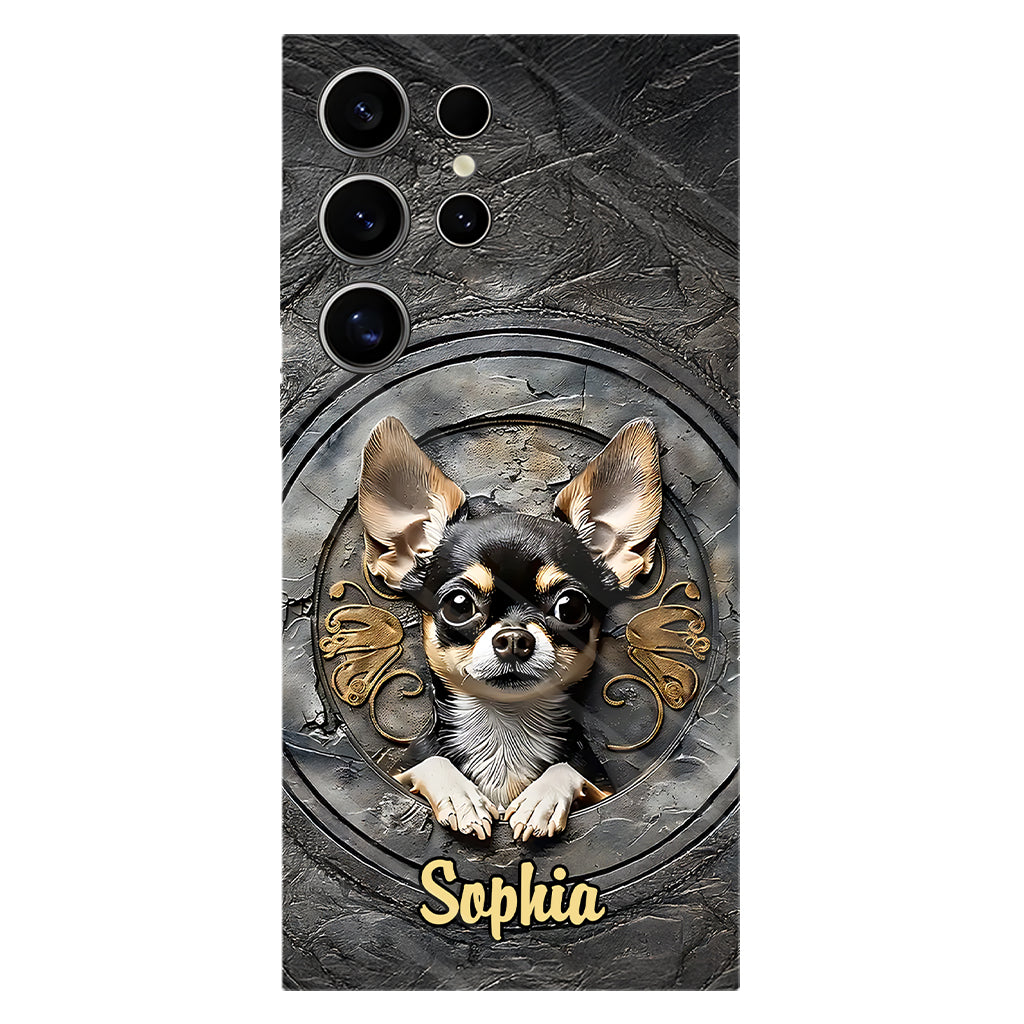 Adorable Chihuahua - Coque de téléphone personnalisée avec imprimé intégral