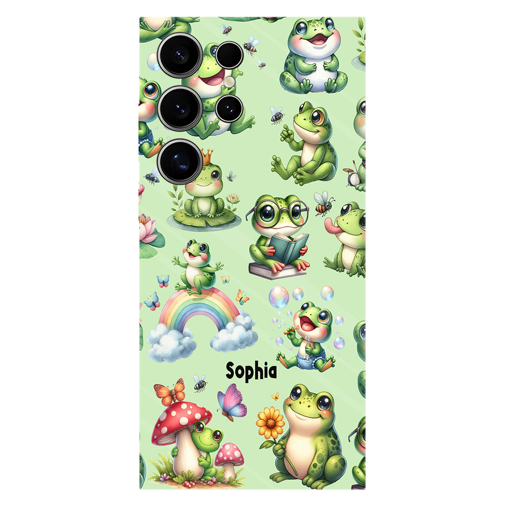 Just A Girl Who Loves Frogs - Personalized Frog Full Print Phone Case