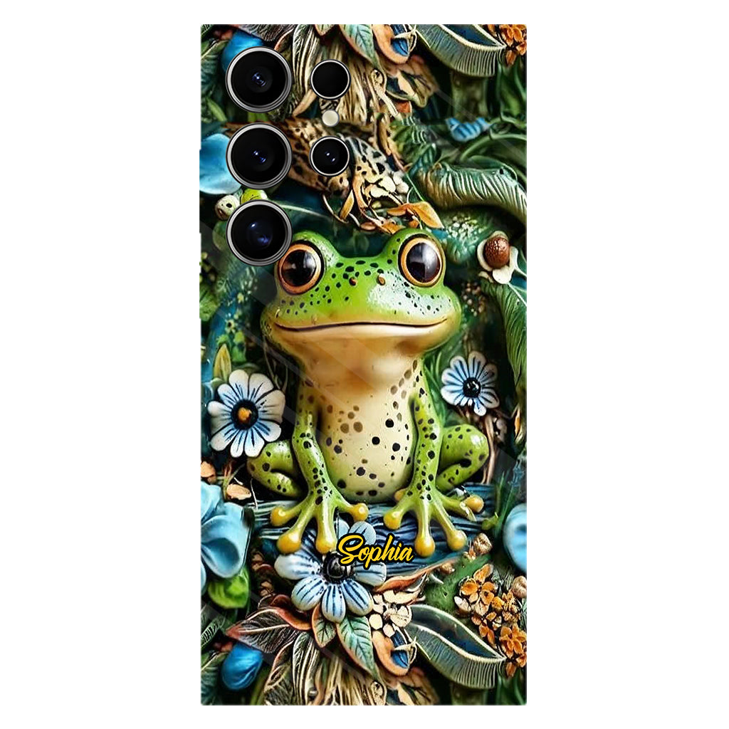 Coque de téléphone personnalisée « Grenouilles » - Motif grenouille intégral