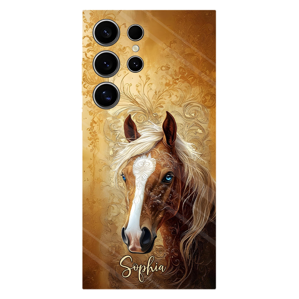 Love Horses - Personalized Horse Full Print Phone Case