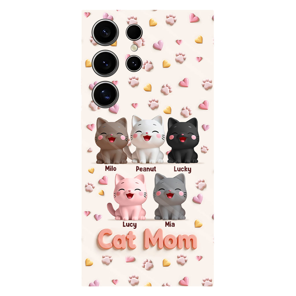 Cat Mom - Personalized Cat Full Print Phone Case